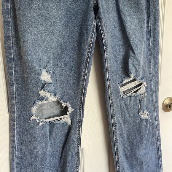 Wild Fable super high-rise straight jeans medium wash - Picture 3 of 8